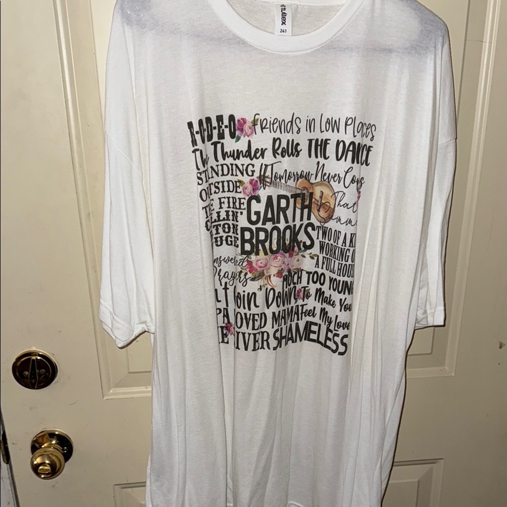 Tultex White Graphic T-Shirt